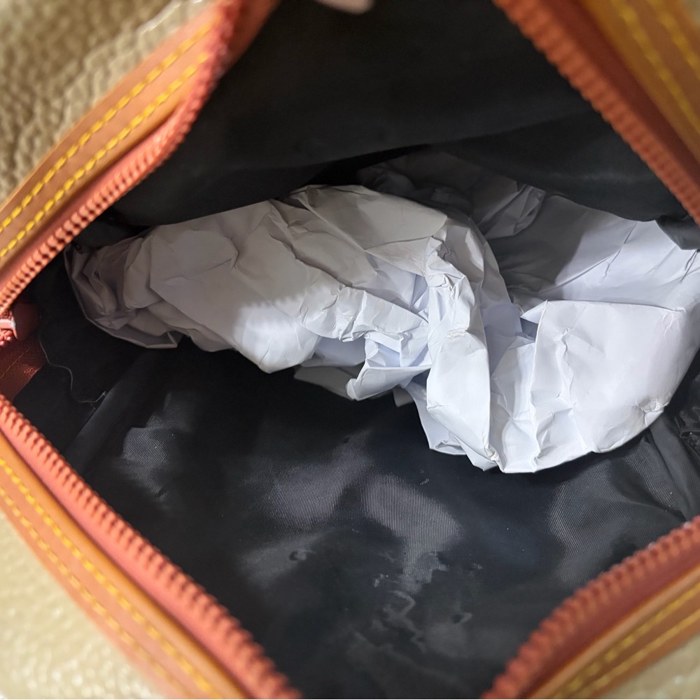 Dooney & Bourke Beige and Olive Pebble Leather Crossbody & Satchel Set - Picture 9 of 11